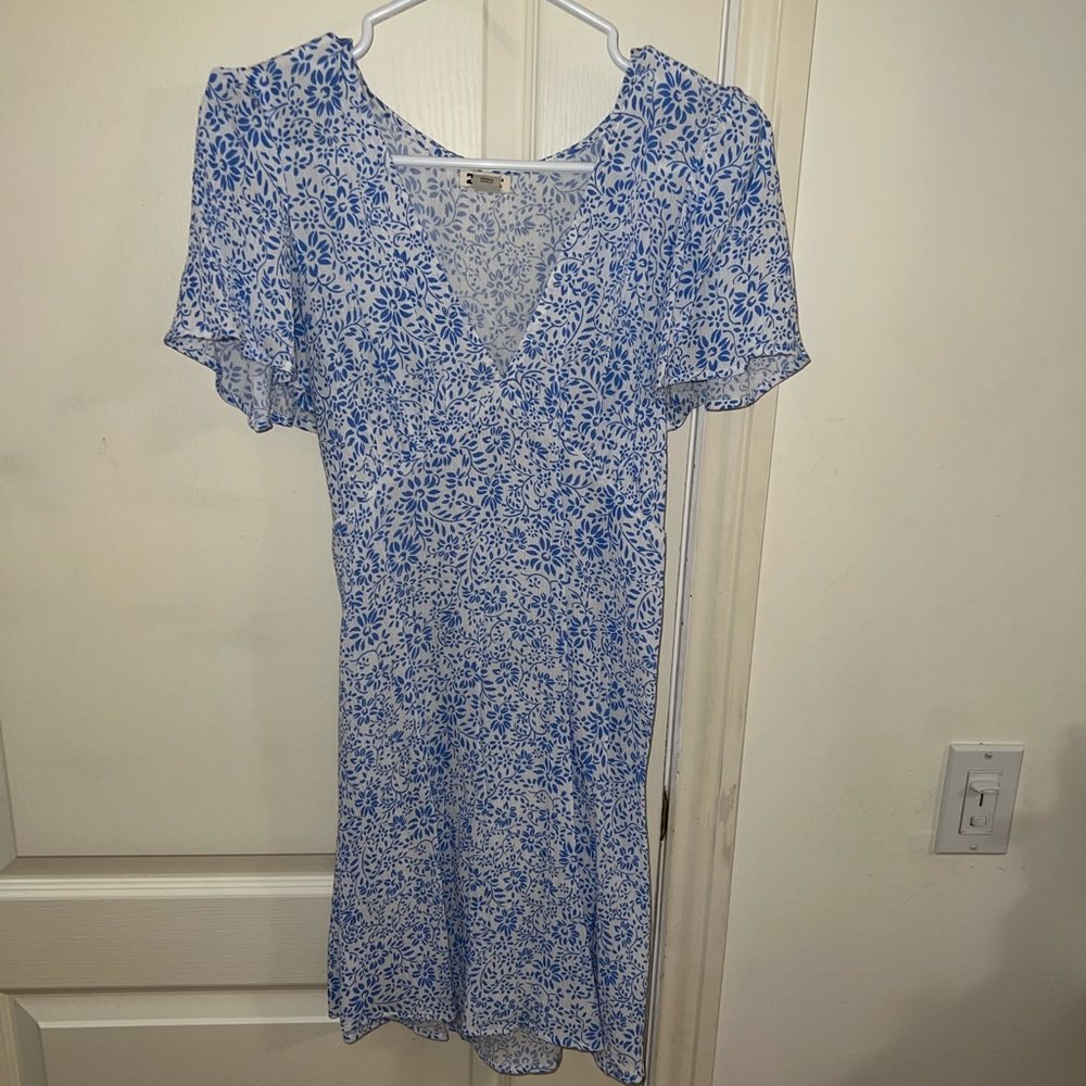 Billabong Blue Floral Mini Dress